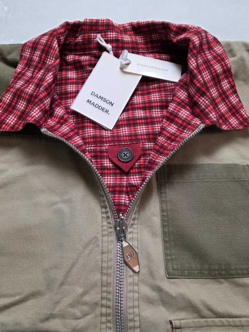 New 12 (UK 16) Damson Madder x Anthropologie reversible Marcelle barn jacket - Picture 5 of 13
